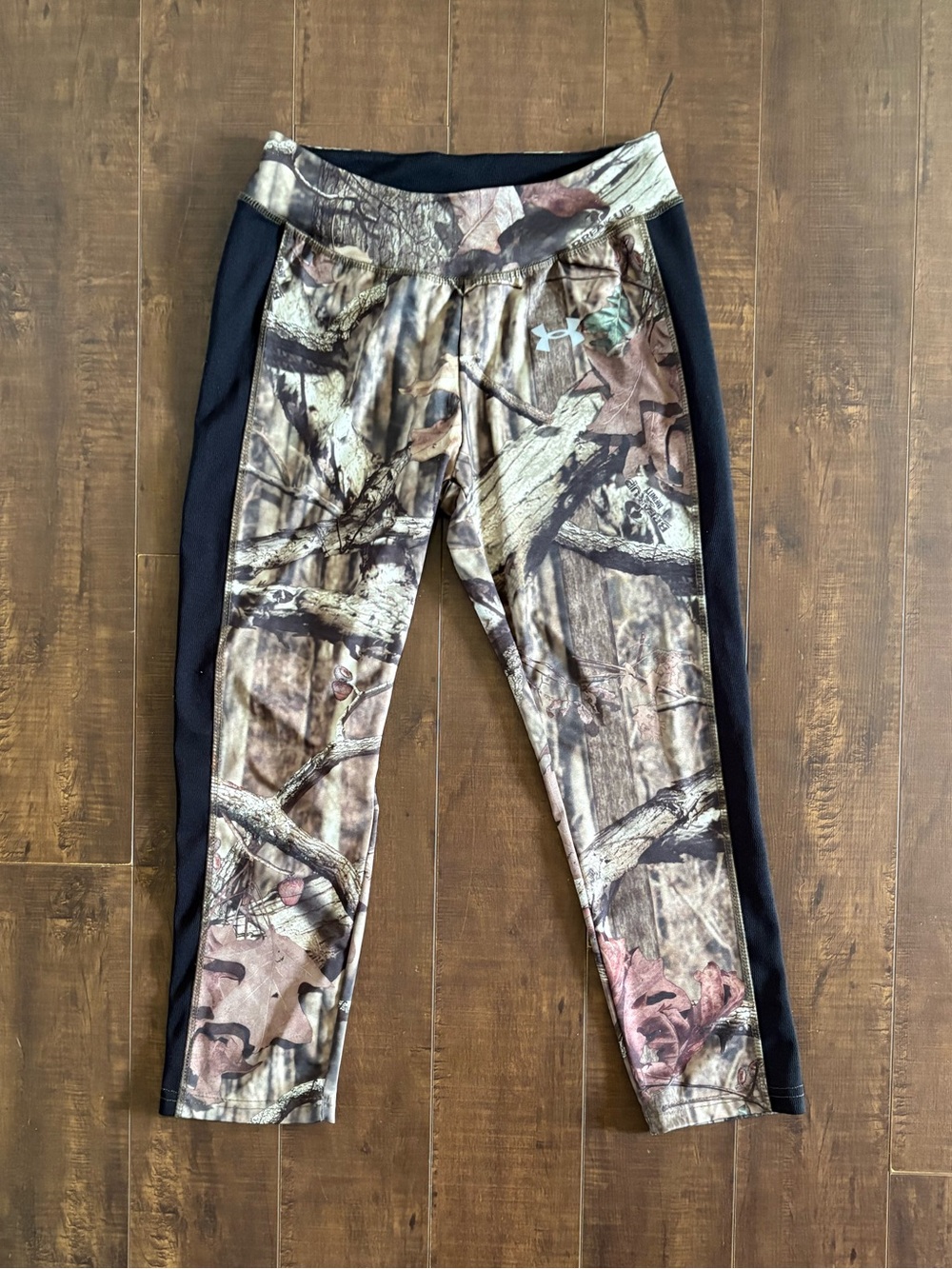 Under Armour Mossy Oak Break-Up Camo Capri Leggings Women's Size L